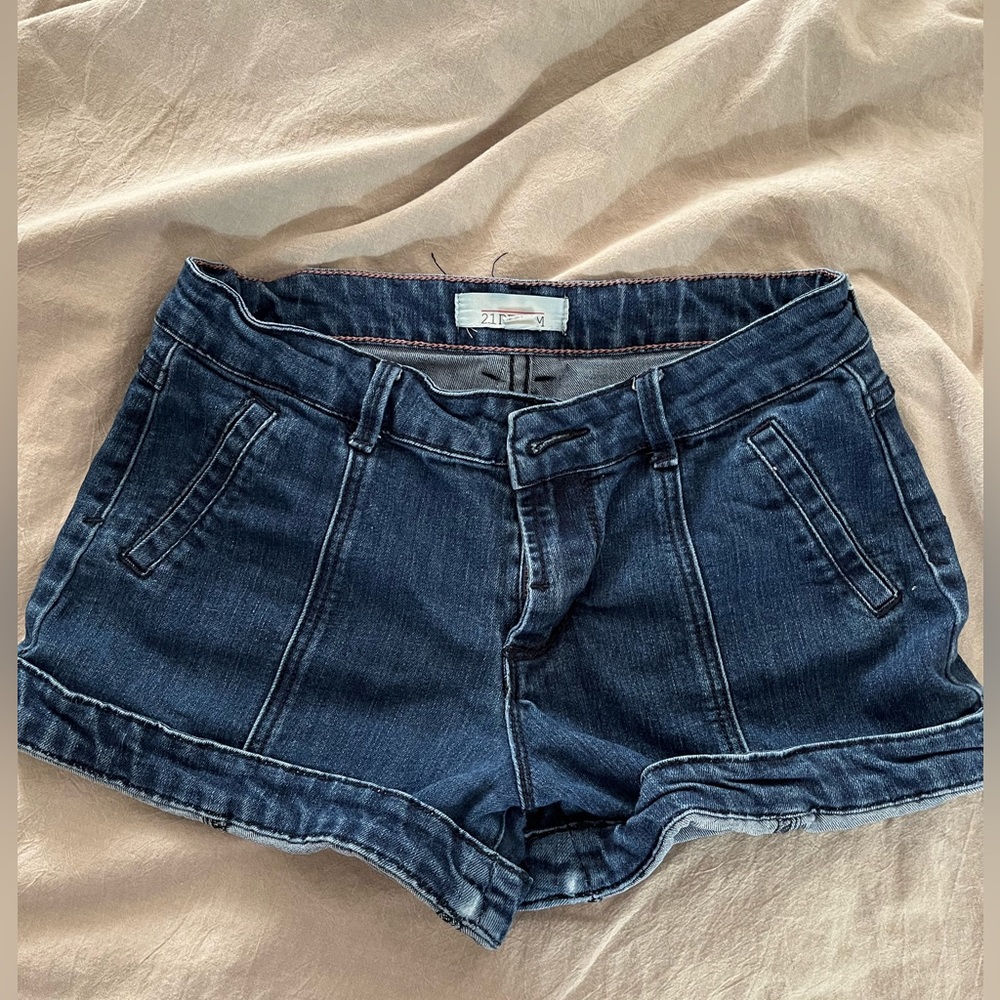 2.1 DENIM jean shorts